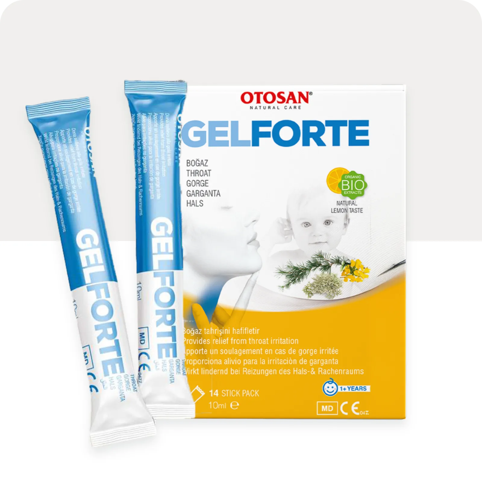 Otosan Gel Forte Boğaz Jeli 14 Stick